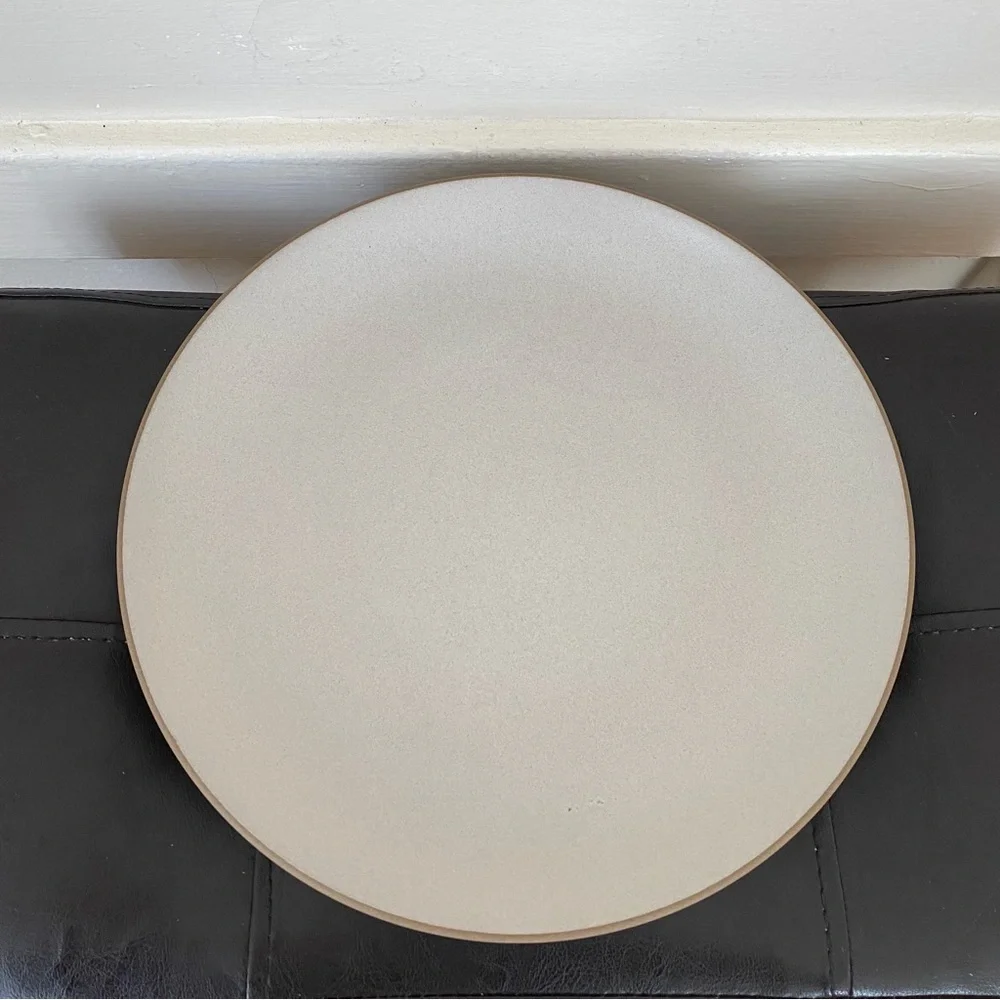 $58 Brand New Heath Ceramics Sand Color Coupe Dinner Plate 11'' Diameter